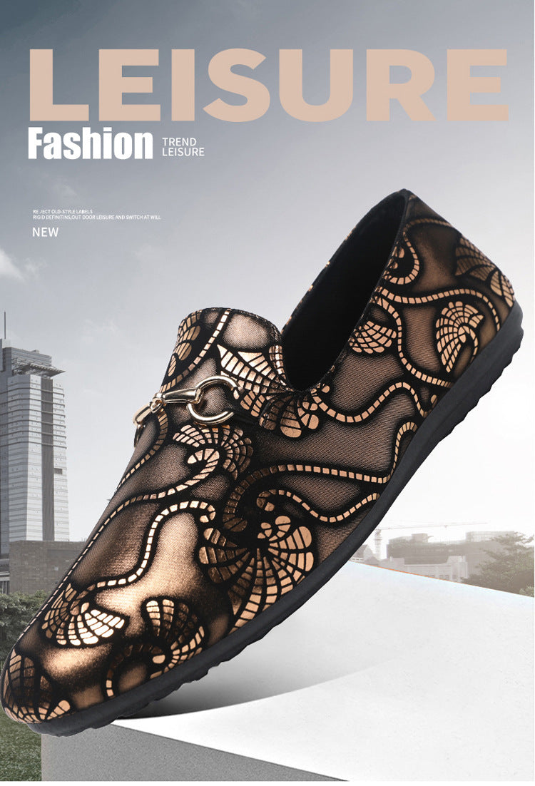 Spring autum social casual shoes trendy shoes beanie shoes men's lazy shoes loafers slip-on men's sh 8