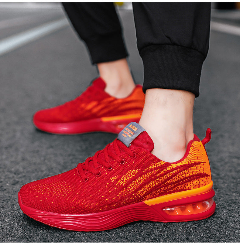 New casual fashion flyknit men's sneakers