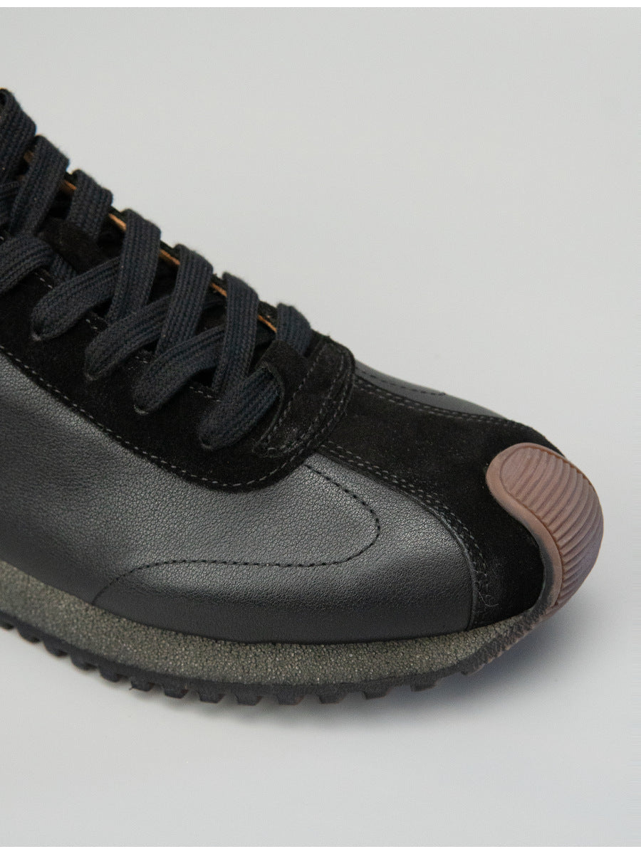 Sitao european station 2026 new arrivalretrocasual style easiest for matchtrendy shoesmen cowhide casual mid-top forrest gump shoes