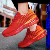 New casual fashion flyknit men's sneakers