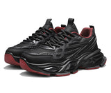 Men's shoes 2026 spring new fashion chunky sole dad shoes men's breathable lightweight running sports casual trendy shoes