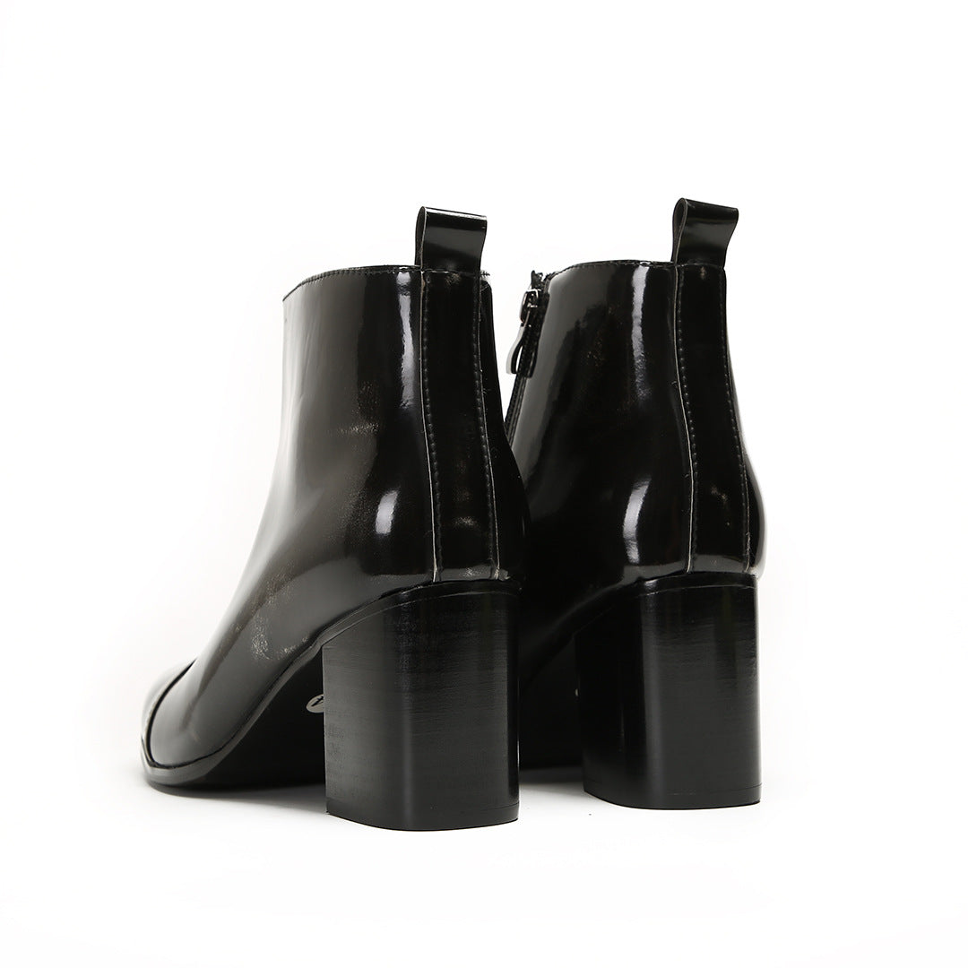 Men's Leather Chelsea Boots – Business, Handmade – Style 85