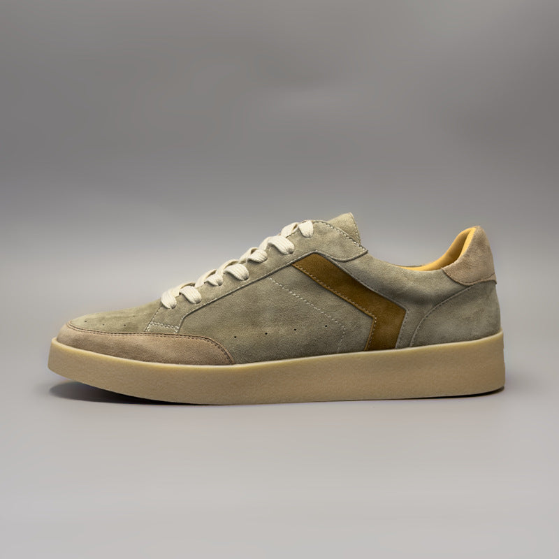 yunshu handmade shoes new daily easiest for match breathable casual genuine leather shoes trendy shoes men's sports sneakers 6