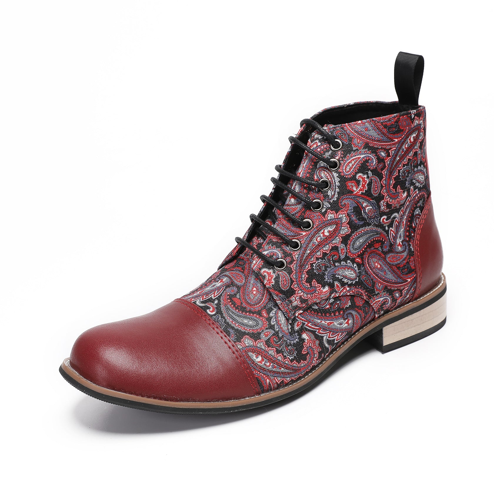 Men's Leather Martin Boots – Platform, British Style