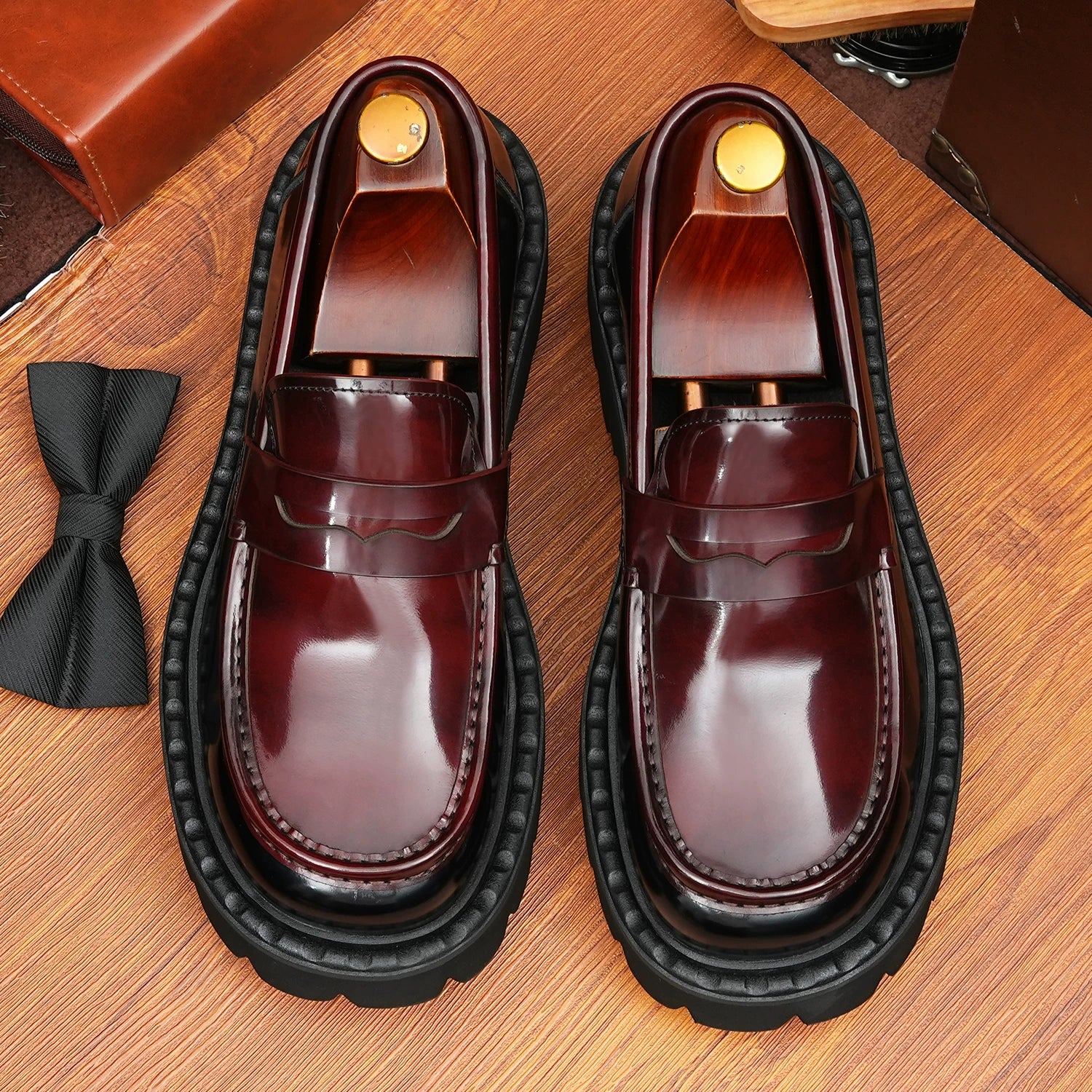Men's Loafers, Height Increasing, Thick Sole