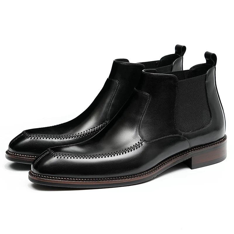Men's Genuine Leather Martin Boots, British Style