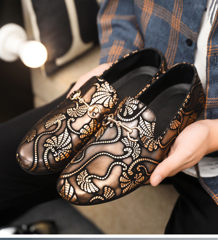 Spring autum social casual shoes trendy shoes beanie shoes men's lazy shoes loafers slip-on men's sh 7