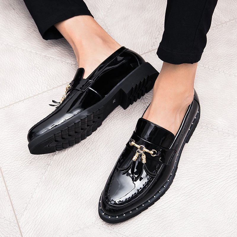 Cross-border men's shoes new arrivalmen business formal leather shoes outer size plus sizeeasiest 4