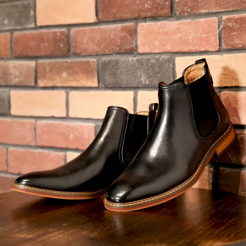 Men's Genuine Leather Martin Boots, British Style