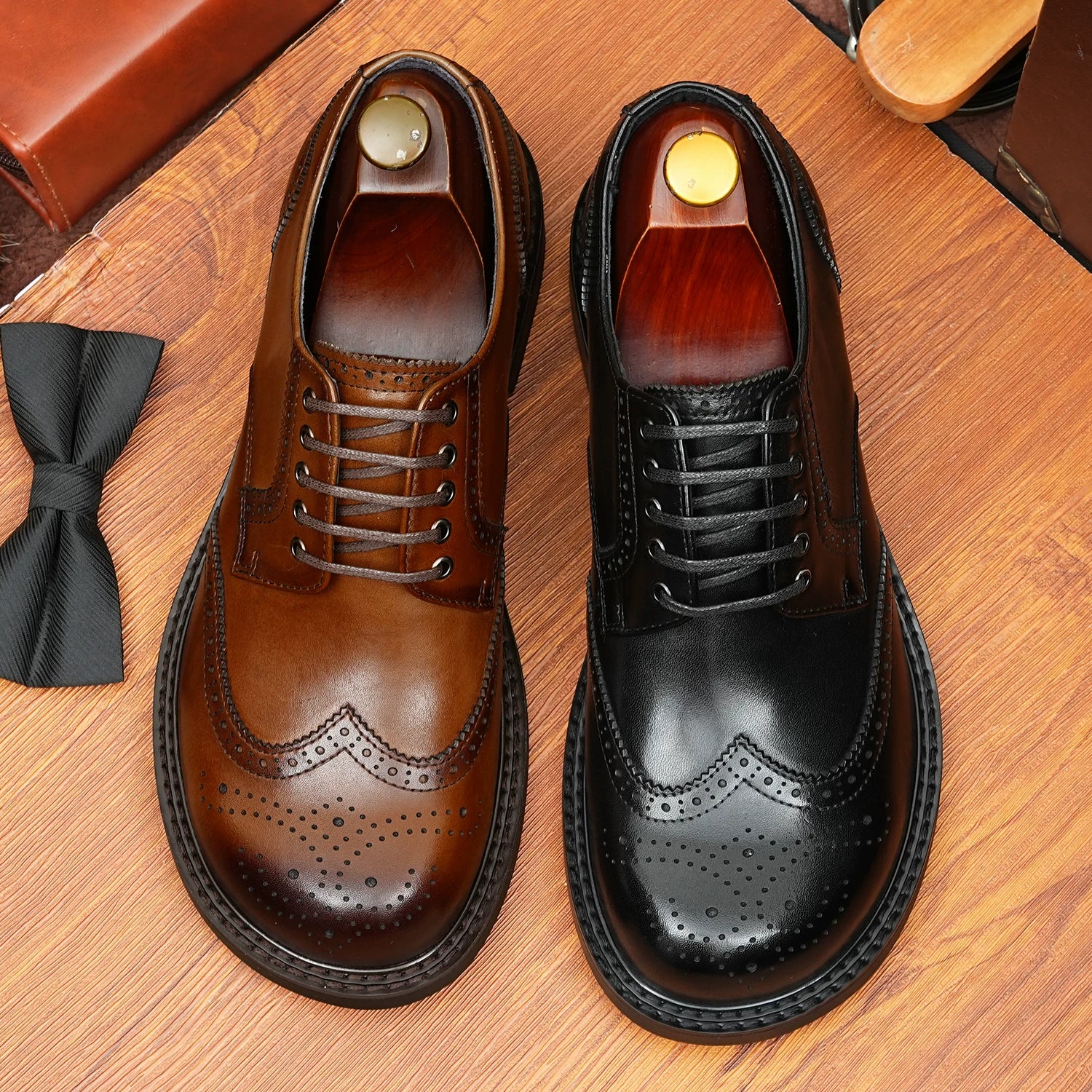 Men's Genuine Leather Wedding Shoes, Business, Formal