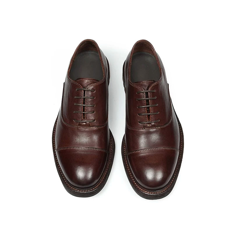Men's Genuine Leather Leather Shoes, Handmade, Business