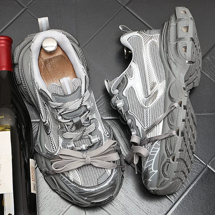 Men's 2026 New Height-Increasing Mesh Athletic Casual Trendy Dad Shoes