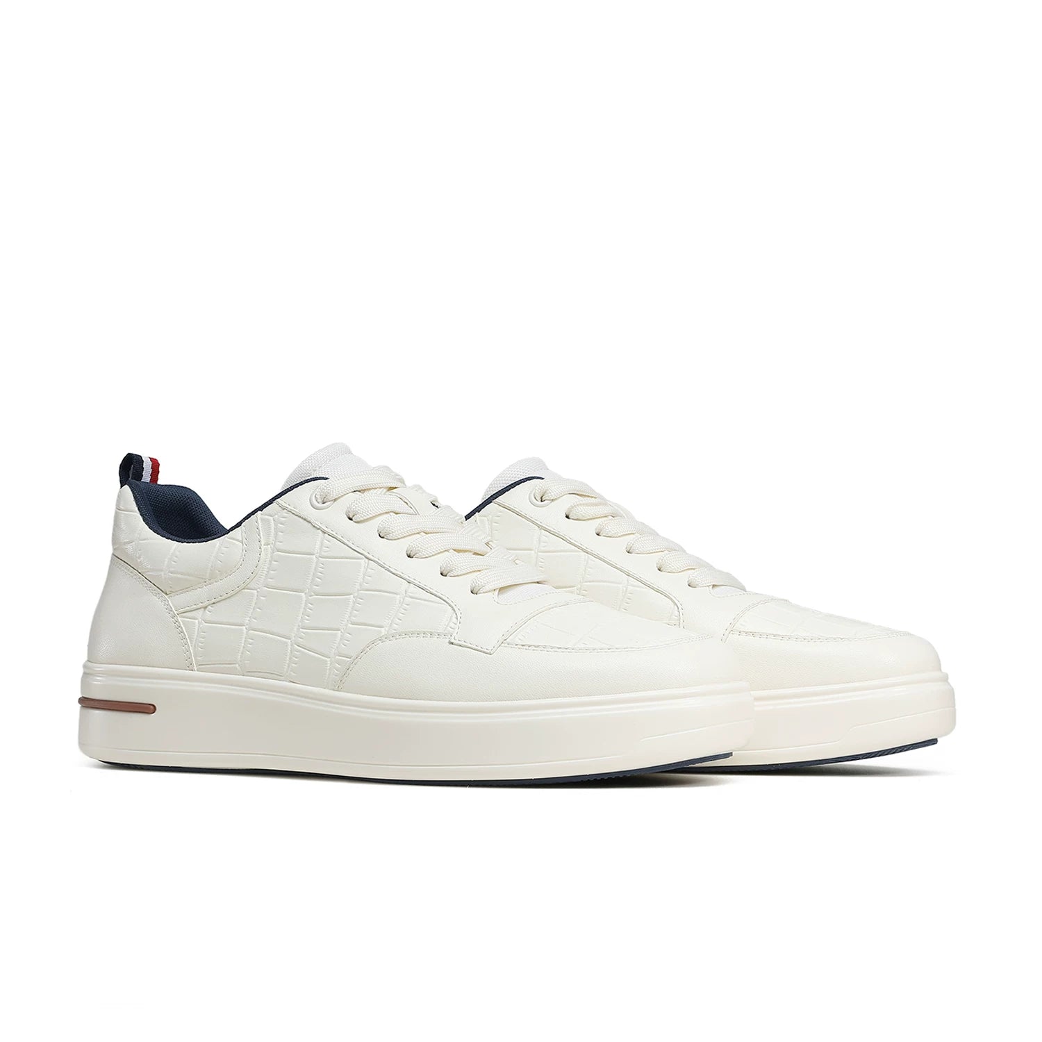 Men's Genuine Leather Skate Shoes, Breathable