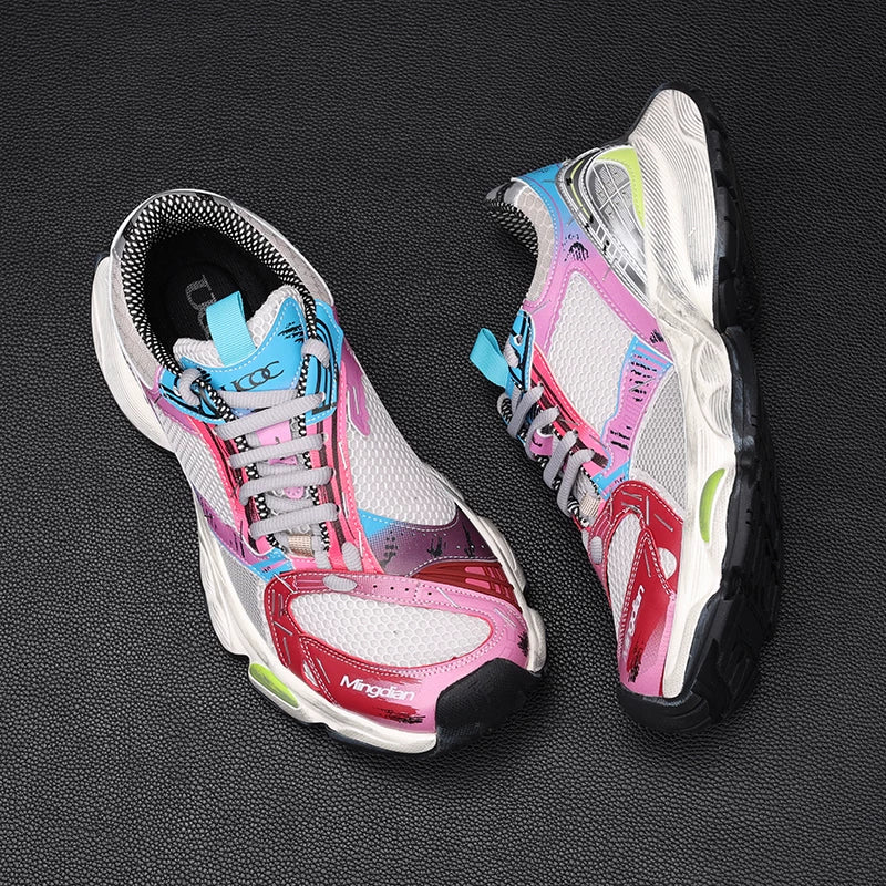 Men's Chunky Sneakers, Breathable