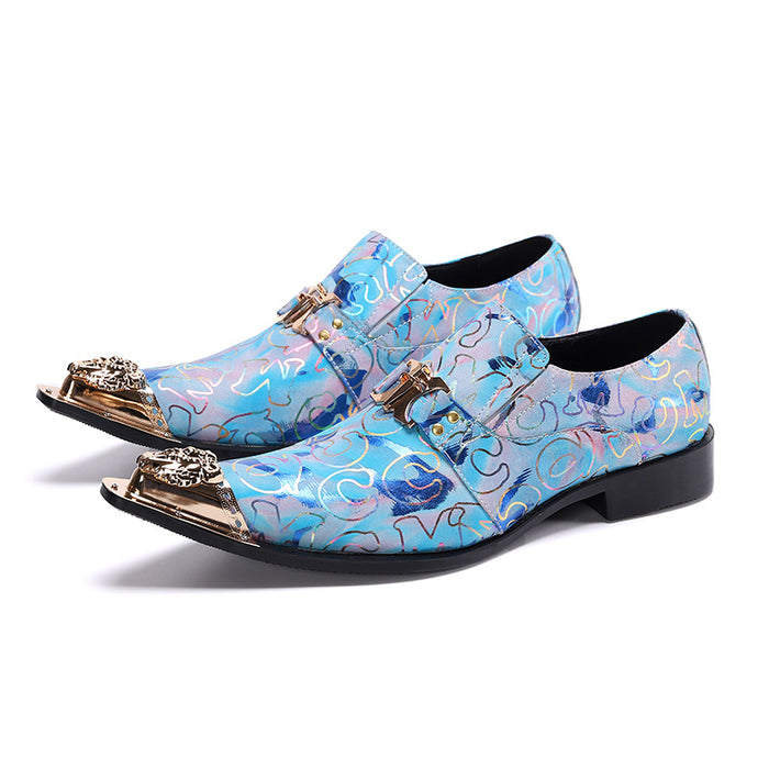 2025 foreign trade European and American style cowhide martin boots men's casual high-top shoes handmade slip-on men's shoes retro plus-size leather shoes