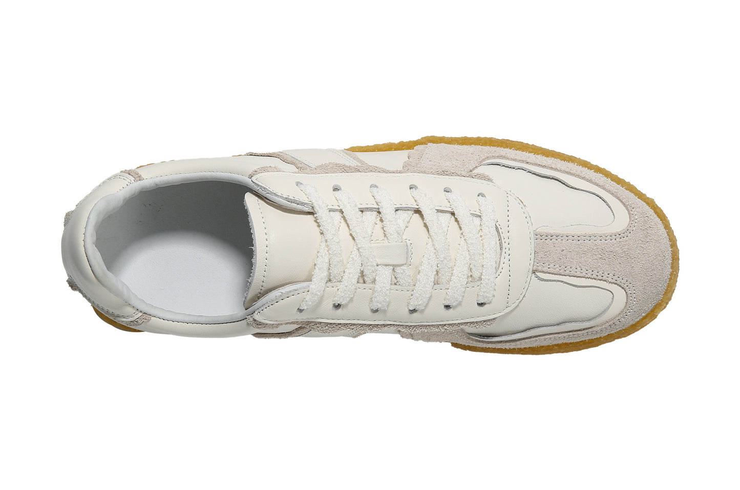 European station 2024 autumn men's fashion sneakers: retro german army trainers, genuine leather, versatile color block design, trendy casual skate shoes