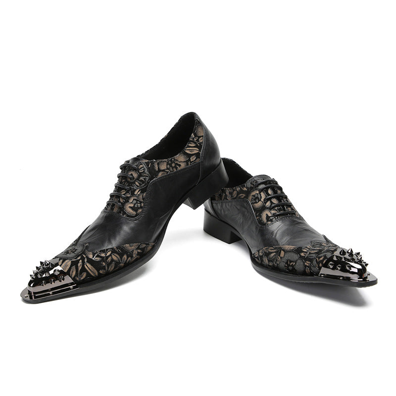 Men's Leather Formal Shoes – Pointed Toe, Business – Style 64
