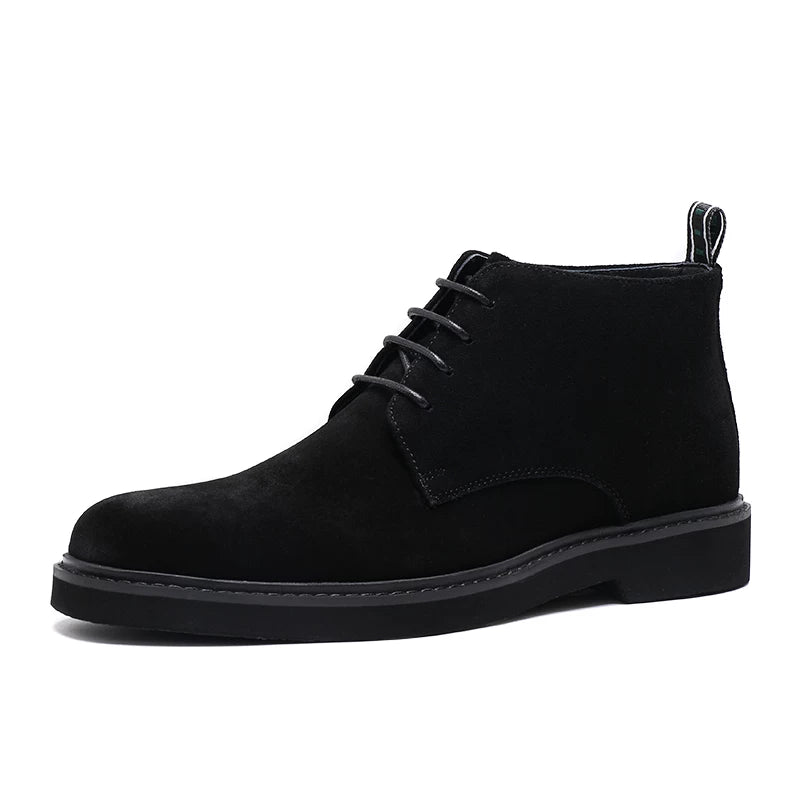 Men's Genuine Leather Martin Boots, British Style, Business