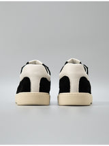 Moxu new arrival shoes black sports casual style sense of design suede cowhide menbest selling genuine leather low-top sneakers