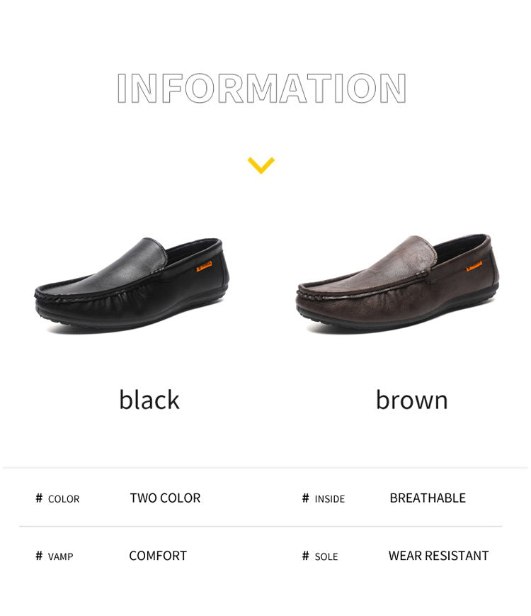Spring autum social casual shoes trendy shoes beanie shoes men's lazy shoes loafers slip-on men's sh 9