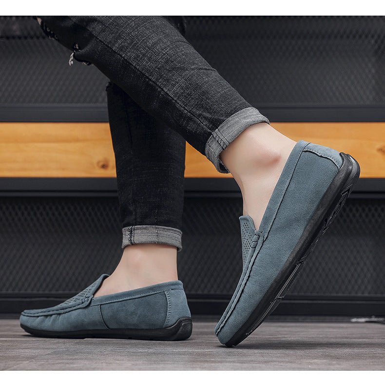 Bean shoes men's breathable cut outcasualtrendy men's shoes slip-on low-top slip-on loafers men's su 8