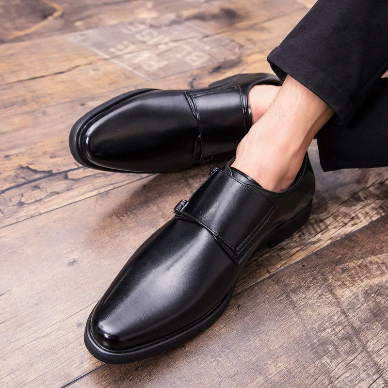 Men's Black Formal Shoes, Business, Style 9511