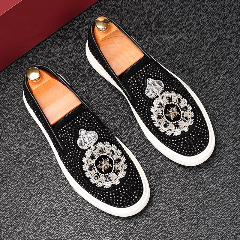 Men's Loafers, Slip-On, Studded