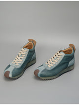 Sitao european station 2026 new arrivalretrocasual style easiest for matchtrendy shoesmen cowhide casual mid-top forrest gump shoes