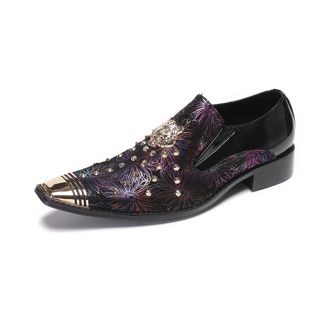 Men's Leather Casual Shoes – Breathable – Style 383