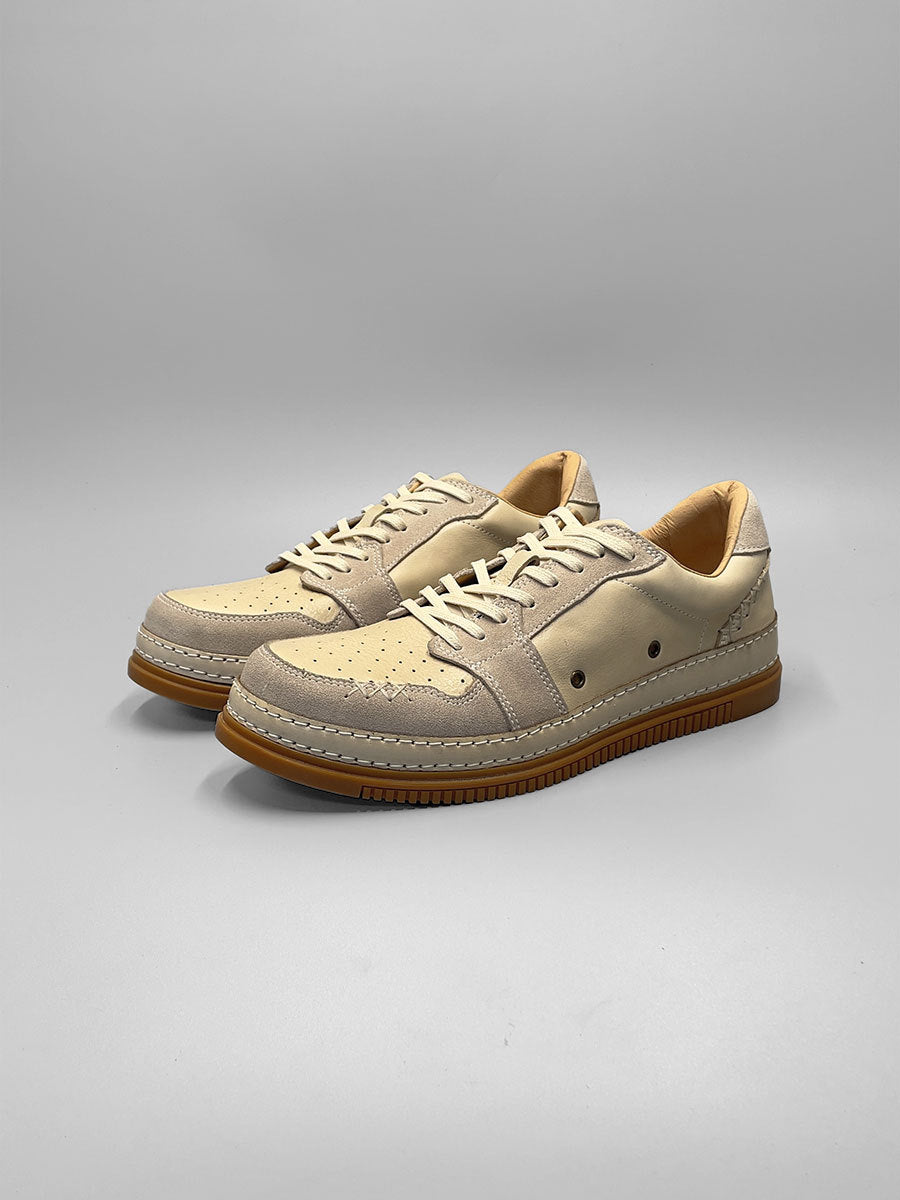 Aries guangzhou handmade shoes genuine leather first layer cowhide fashionfashiontrendyeasiest for matchmenniche style sneakers trendy shoes