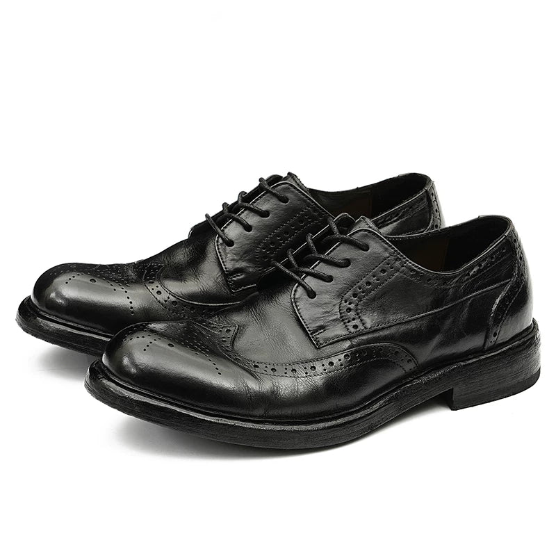 Men's Genuine Leather Leather Shoes, Business, Formal