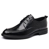 New arrival business leather shoes for men, made of first-layer cowhide, pointed toe, formal leather