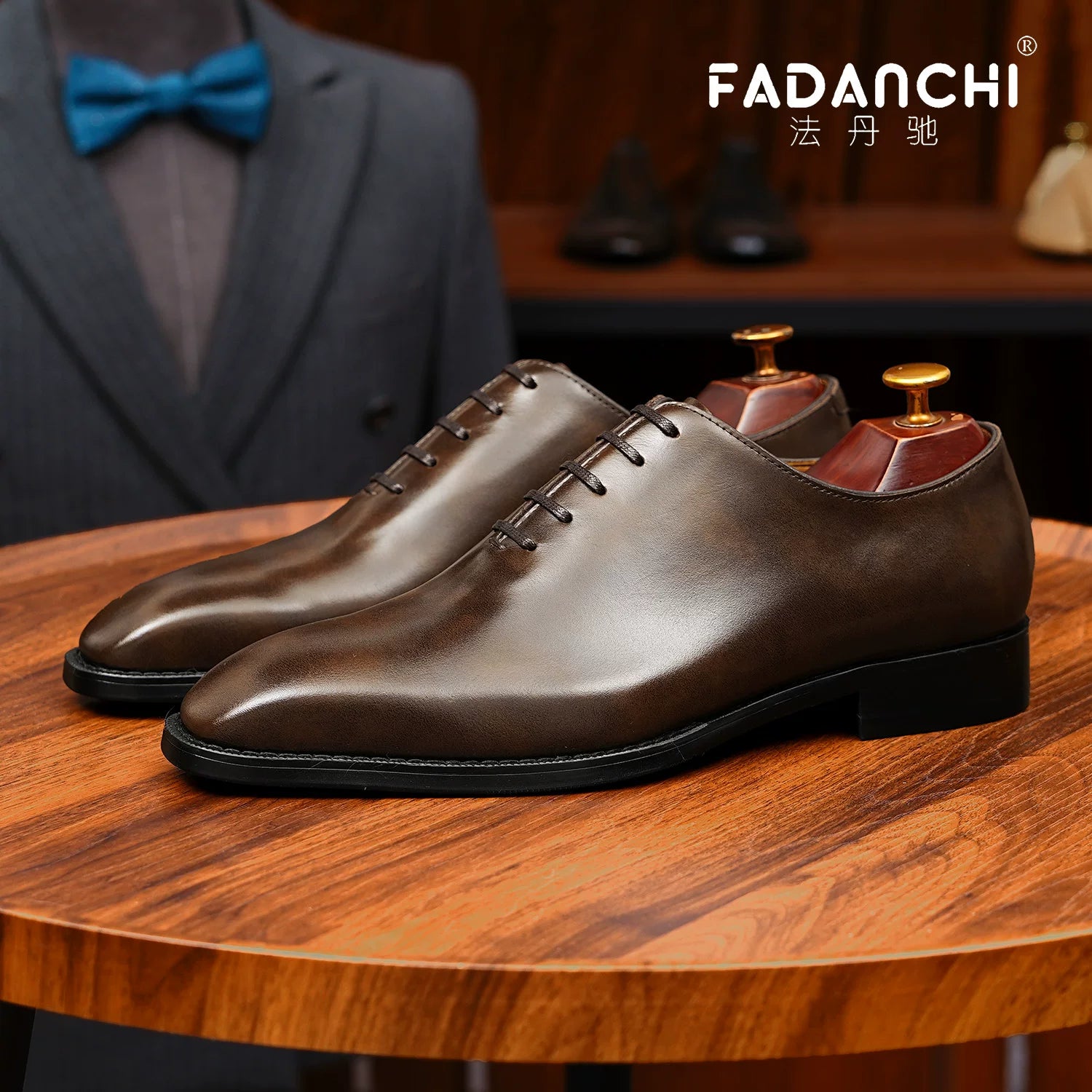 Men's Genuine Leather Oxford Shoes, Business, Formal