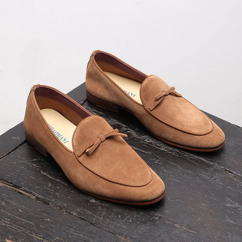 Men's Suede Loafers, Breathable, Slip-On
