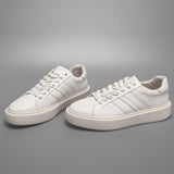 European station guangzhou handmade skate shoes men's new casual shoes chunky sole lightweight breathable versatile high-end white sneakers men's footwear