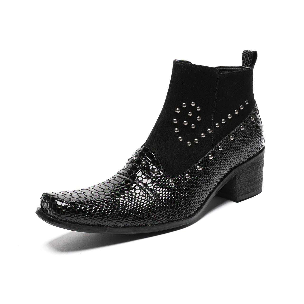 Retro cowhide foreign trade low boots dark metal brand punk boots men and women the same muffin thick-soled Martin boots tide