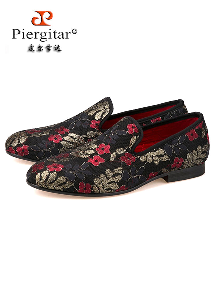 New three styles of colorful mesh men's banquet party loafers, trendy European and American style smoking shoes, men's slip-on shoes
