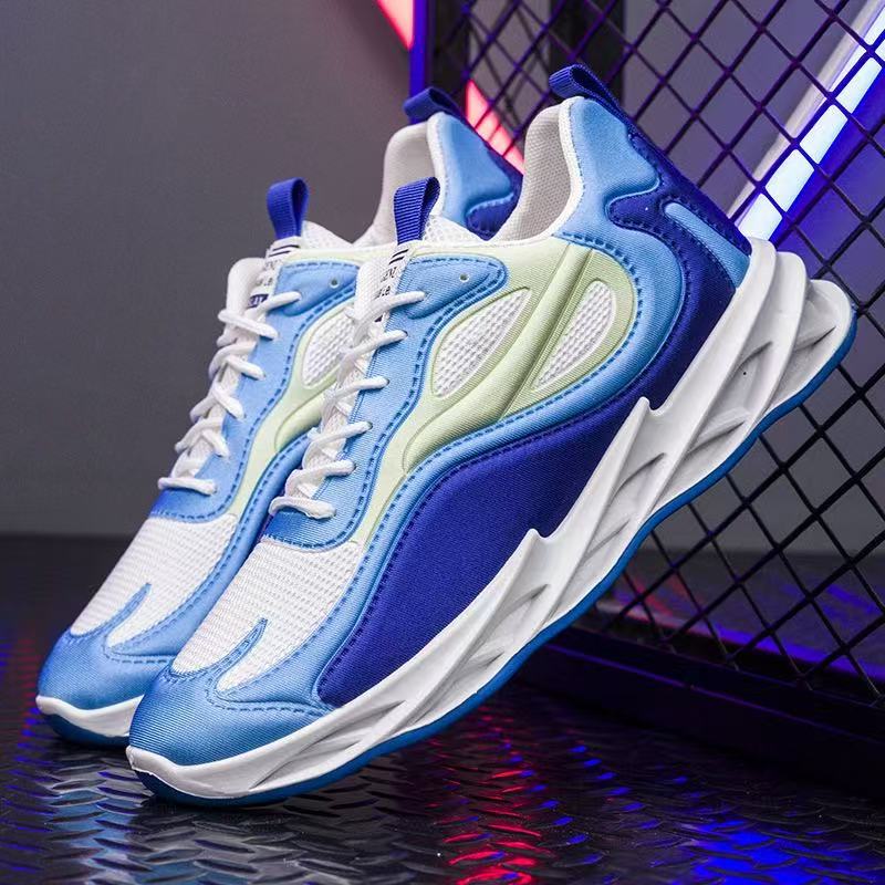 Men's shoes 2026 new fashion korean style round toe youth student running shoes casual men's athletic shoes