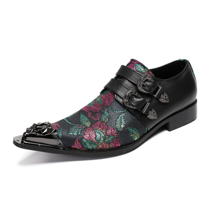 Men's Leather Derby Formal Shoes, Business, Wedding, Style 252