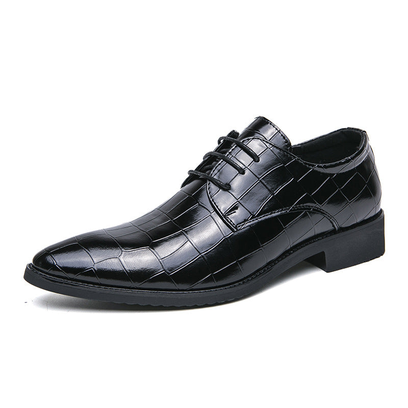 Men's Pointed Leather Shoes - Sizes 38-48, Business Dress 5