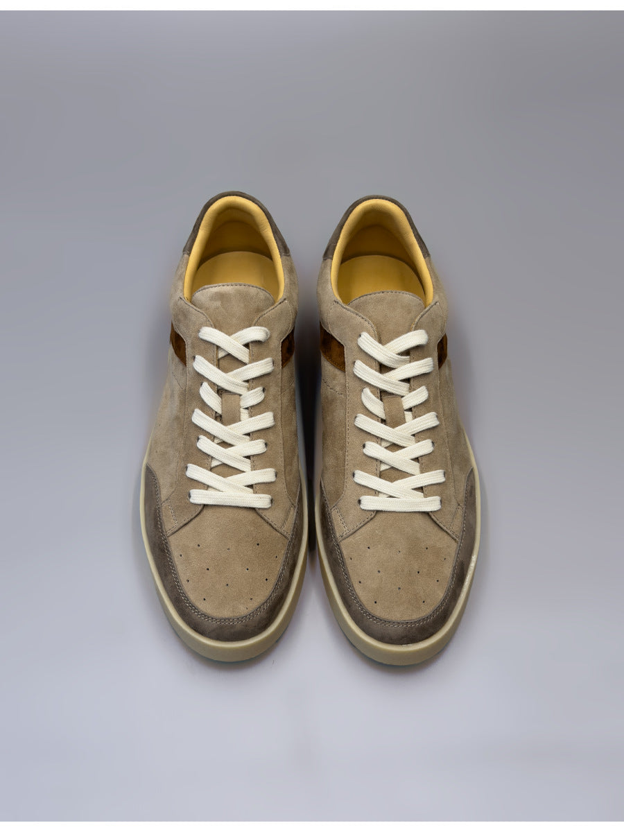 yunshu handmade shoes new daily easiest for match breathable casual genuine leather shoes trendy shoes men's sports sneakers 16