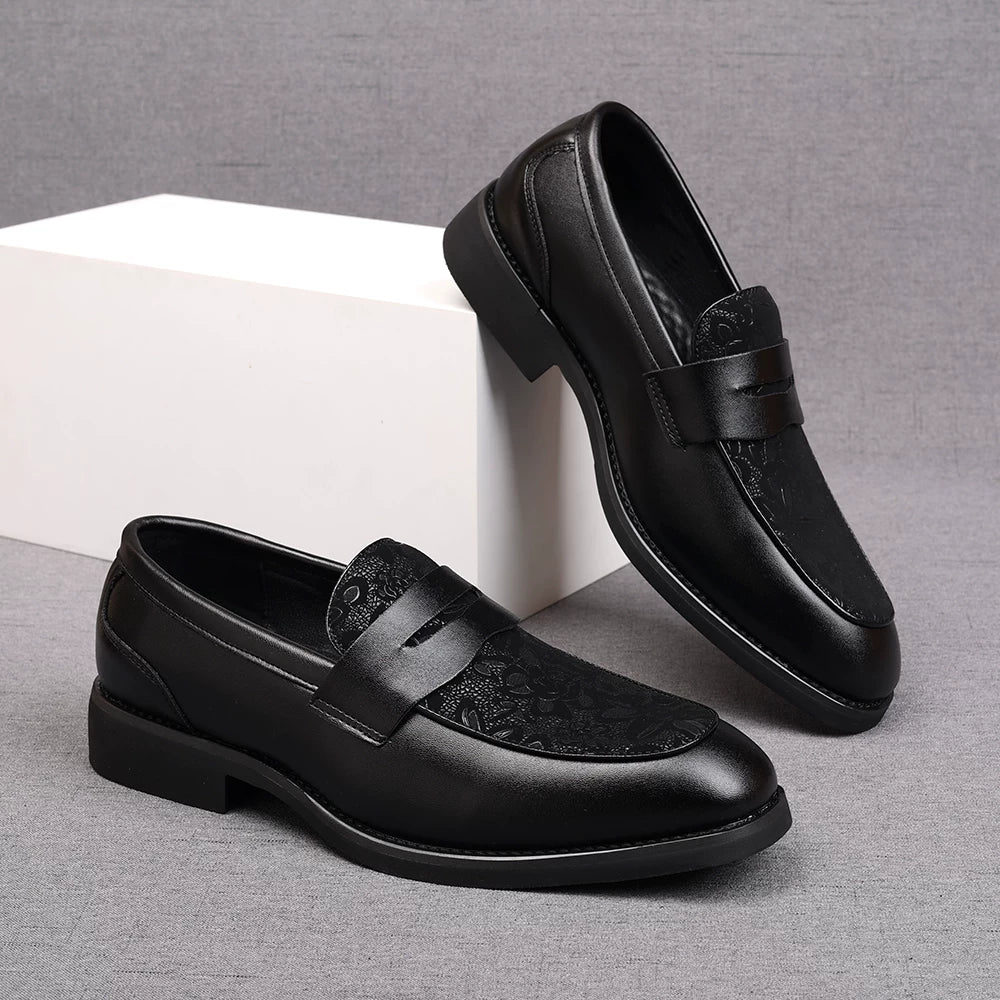 Men's Loafers, Height Increasing, Slip-On
