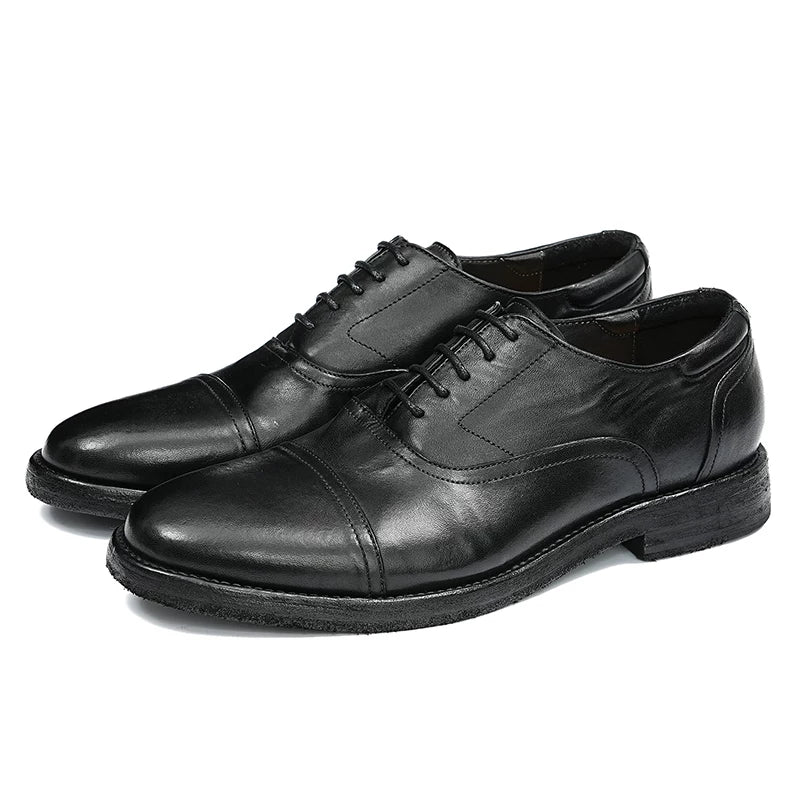 Men's Genuine Leather Leather Shoes, Handmade, Business