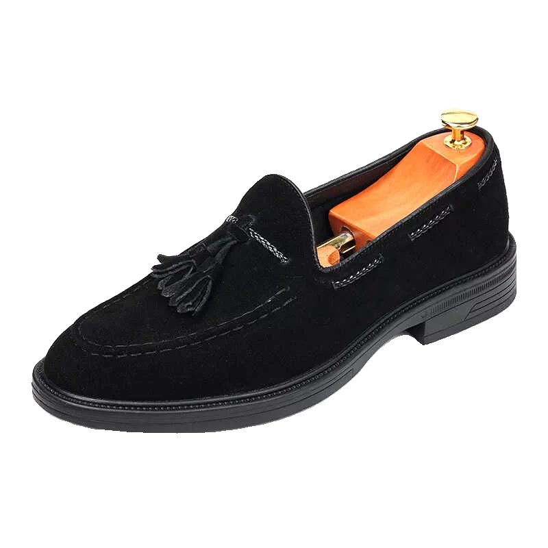 Men's Genuine Leather Loafers, Handmade, Slip-On