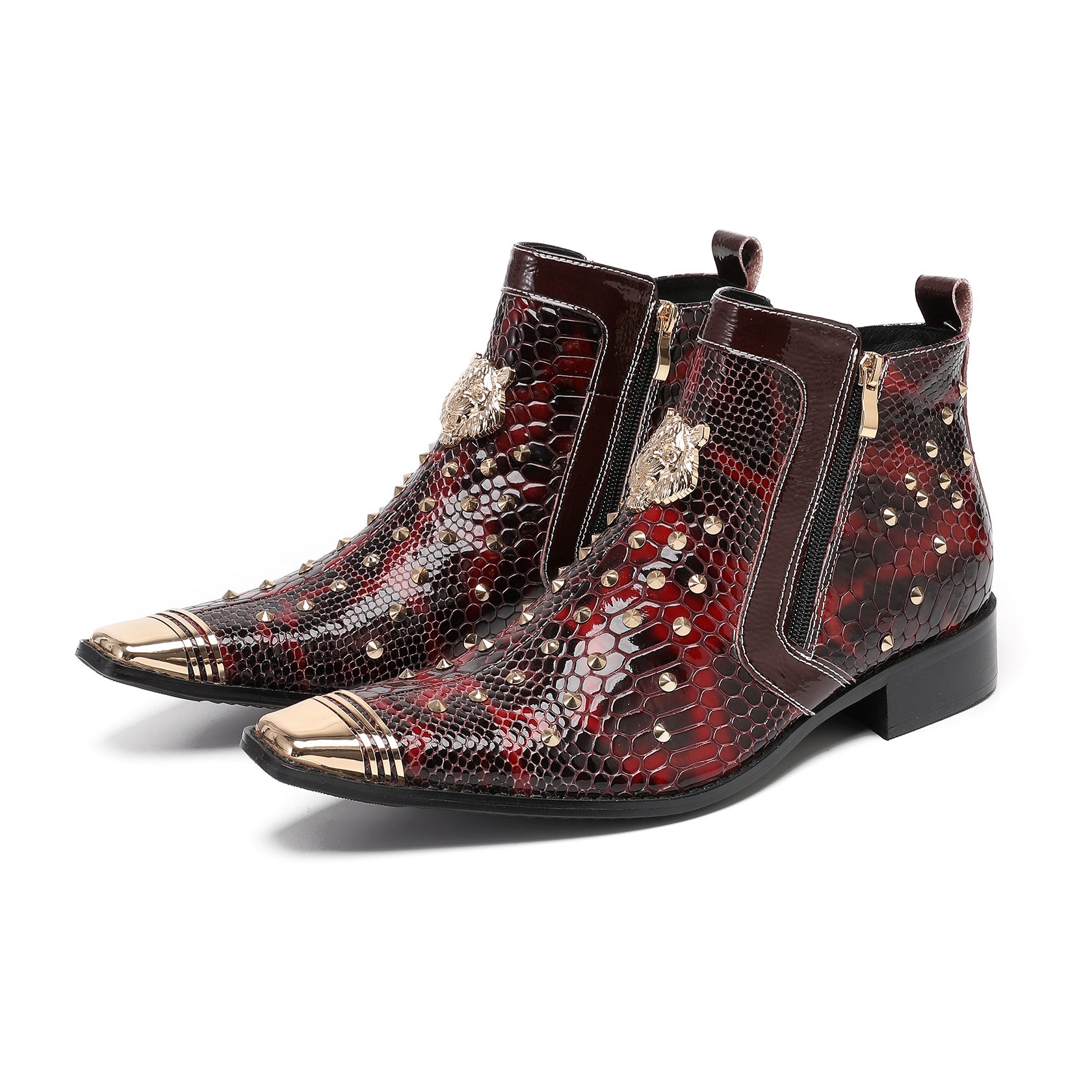 Men's Leather Chelsea Boots – Pointed Toe, British Style – Style 65