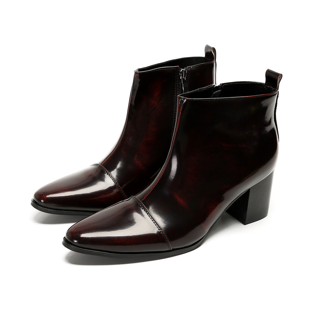 Men's Leather Chelsea Boots – Business, Handmade – Style 50