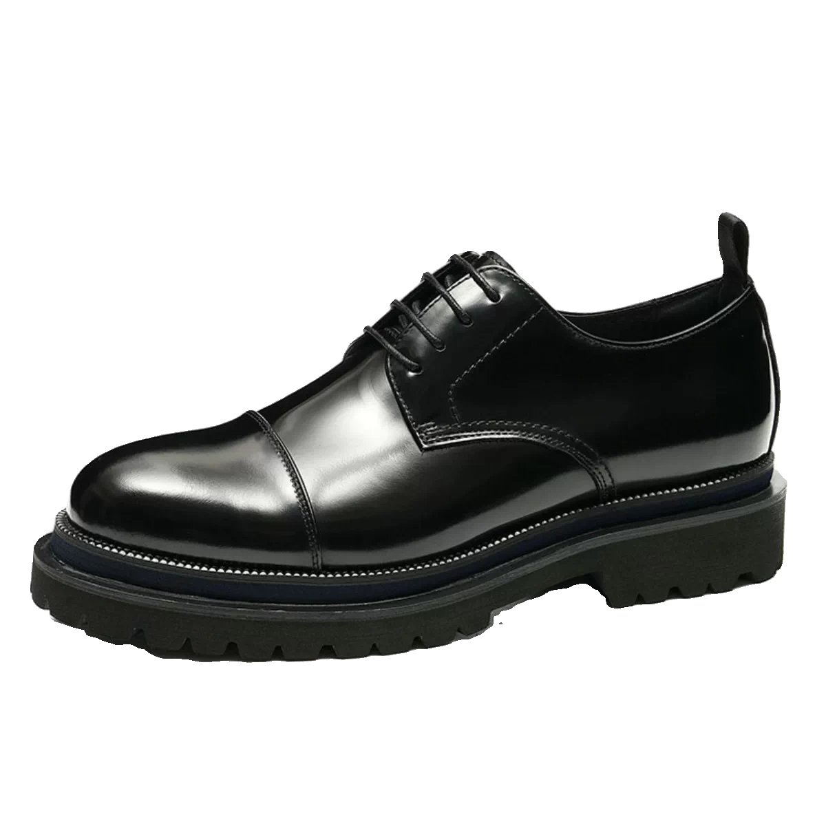 Men's Genuine Leather Leather Shoes, Height Increasing, Thick Sole