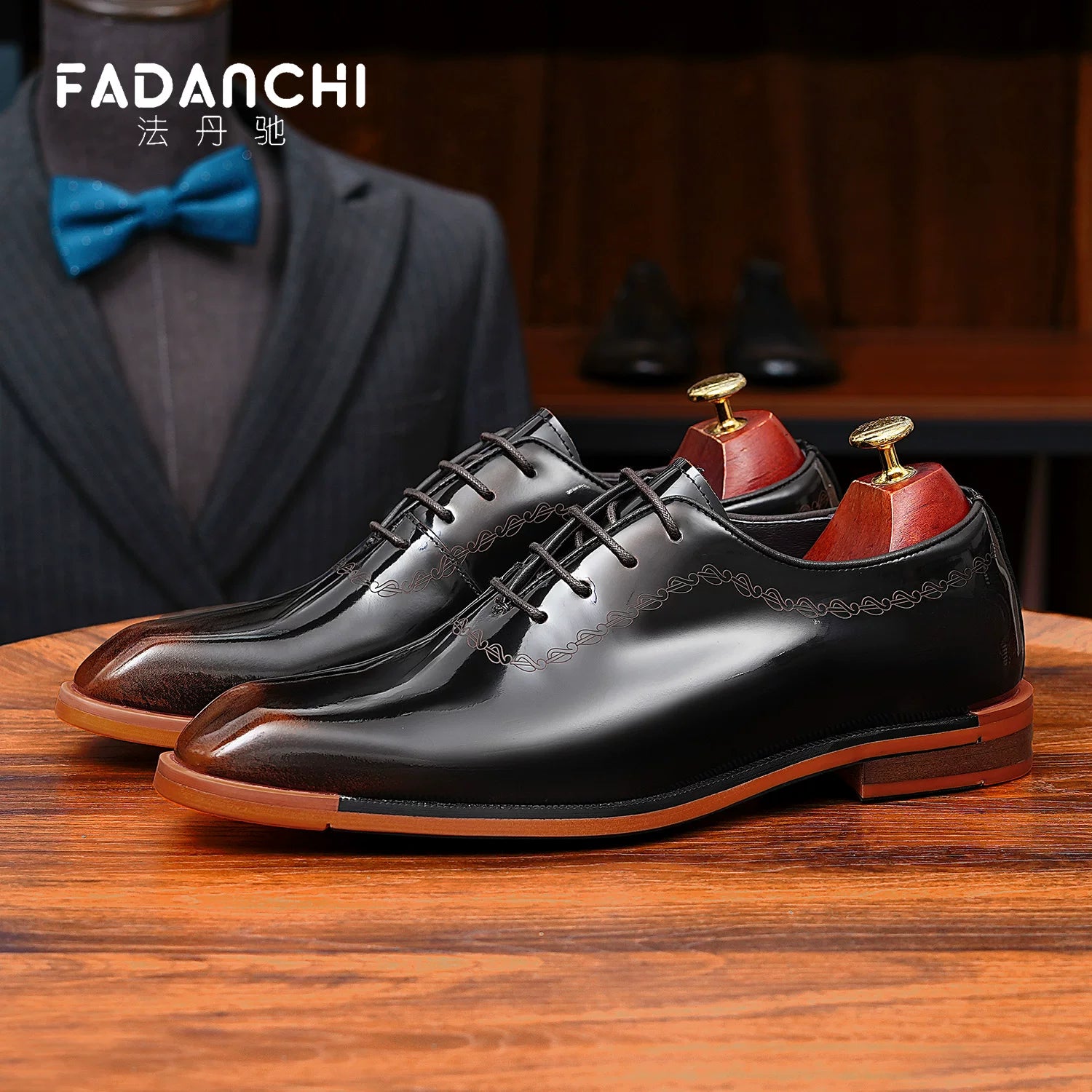 Men's Genuine Leather Oxford Shoes, Business, Formal