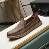 Elephant pattern single layer frosted cowhide beanie shoes 2026 spring and summer new arrivalplaid b