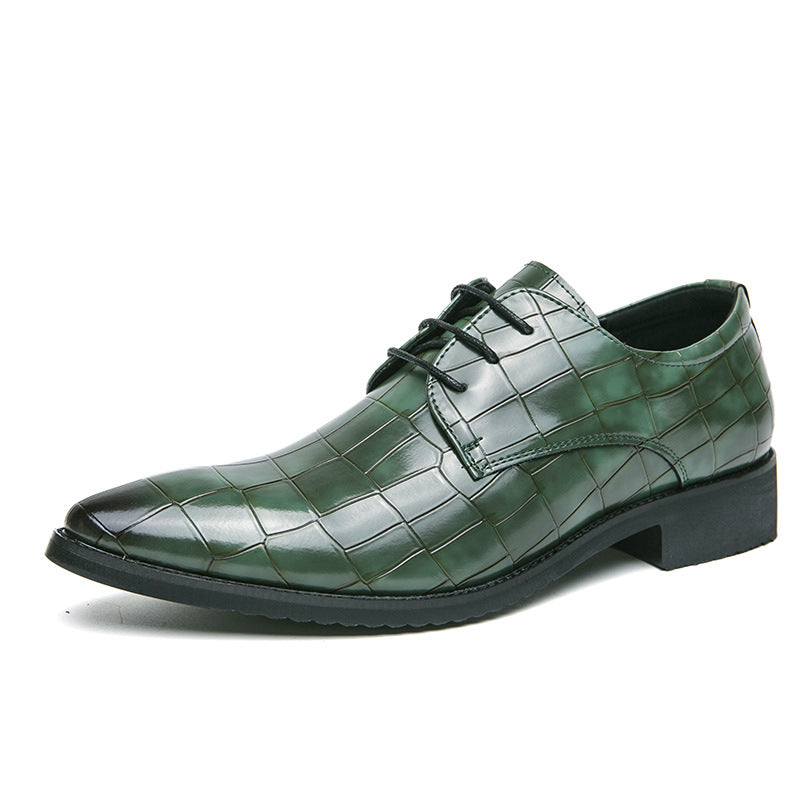 Men's Pointed Leather Shoes - Sizes 38-48, Business Dress 6